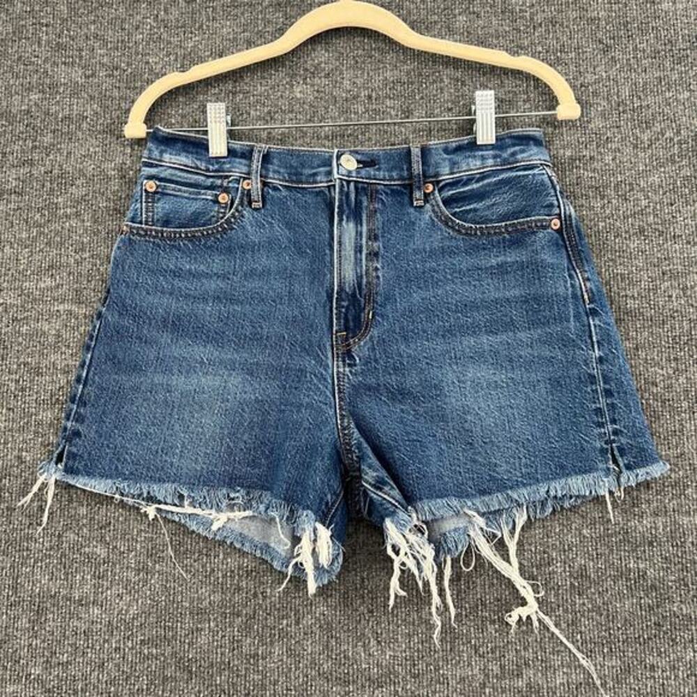 American Eagle Highest Rise 90s Boyfriend Cutoff Jean Shorts Womens 4 Distressed